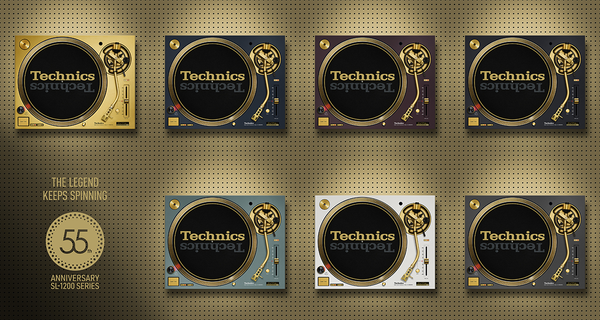 Technics SL-1200M7GL/M7G turntable available in seven colour variations